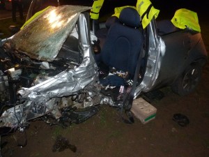 Einsatzbild Verkehrsunfall 19.11.2014 16:57