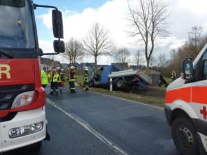 Einsatzbild Verkehrsunfall 01.03.2015 14:35