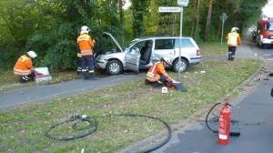 Einsatzbild Verkehrsunfall 26.09.2017 16:24