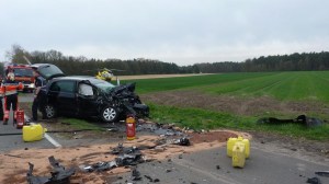 Einsatzbild Verkehrsunfall 13.04.2018 16:28