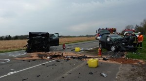 Einsatzbild Verkehrsunfall 13.04.2018 16:28
