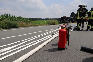 Einsatzbild Verkehrsunfall 12.07.2021 13:16