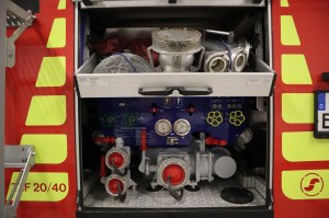 Geräteraum Rückseite